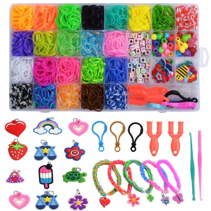 Rubber%20Bands%20Loom%20DIY%20Handmade%20Bracelet%20Making%20Kits%20Beads%20Toys%20for%20Girls%20Children%20Craft%20Toys%20Christmas%20Gifts%20Weaving%20Tool%20Box%20-%20Image%204