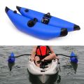 2pcs Kayak PVC Inflatable Outrigger Float Kayak Boat Fishing Standing Float Stabilizer - blue.