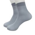 1 Pairs Mens Sport Socks Bamboo Fiber Ultra-thin Elastic Silky Short Silk Stockings Solid Color Comfortable Elasticit Socks. 