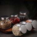 1 pc Storage Glass Jar 400ml, Kitchen Dried Fruit Storage Jars, Honey Jar and Container, Spice Masala Jar. 