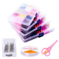 1Set/box ABS Imitation Pearl Beads Plastic Spacer Beads For DIY Jewelry Making. 