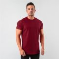New Stylish Plain Tops Fitness Mens T Shirt Short Sleeve Muscle Joggers Bodybuilding Tshirt Male Gym Clothes Slim Fit Tee Shirt. 