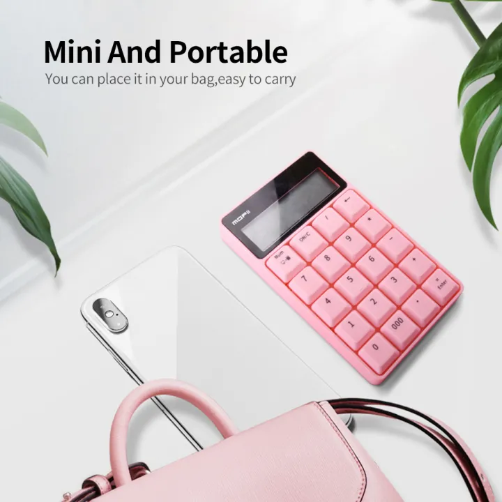 HXSJ%20Mofii%20SK-657%202.4G%20%20Keyboard%2020%20Keys%20Numeric%20Keyboard%20Portable%20Calculator%20with%20LED%20Display%20for%20Accounting%20Office%20Pink%20-%20Image%204