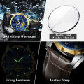 Poedagar 996L Luxury Watch for Men Sports Leather Men's Watches Waterproof Luminous Chronograph Men Quartz Watches - Watch For Men - Watch - Men Watch. 