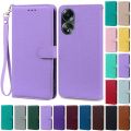 For OPPO A58 4G Case Leather Flip Wallet Case For OPPO A58 CPH2577 Phone Case For OPPO A58 5G OPPOA58 A 58 Silicone Cover Fundas. 