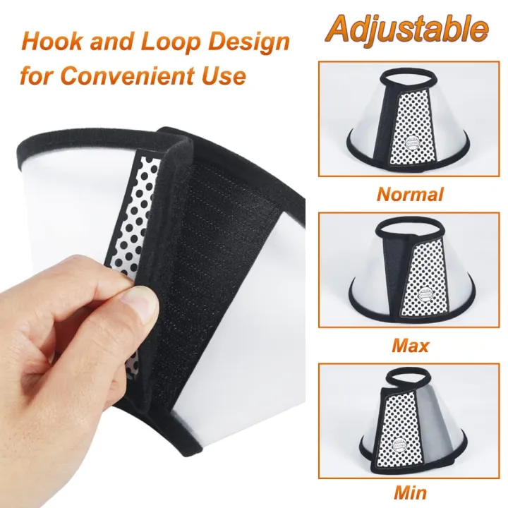 Vivifying%20Cat%20Cone,%20Adjustable%20Recovery%20Pet%20Cone,%20Lightweight%20Plastic%20Elizabethan%20Collar%20for%20Cats,%20Mini%20Dogs%20and%20Rabbits%20-%20Image%205