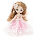 Cute Wedding Dress Princess Joint Doll Bag Pendant BJD Doll Little Girl Toy Children's Day Birthday Gift. 