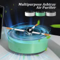 GC 2 In 1 Portable Smoke Removal Air Purification Ashtray Anion Purification Automatic Purifier Ashtray. 