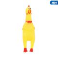 【3C VictoryEagle】Yellow Screaming Chicken Dog Squeak Squeaker Chew Stress Toys Pet Supplies 1pcs. 