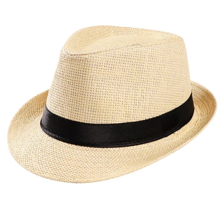 Straw Sun Hat for Men Panama Hats Male Outdoor Fishing Beach