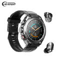 T92 Pro Smart Watch with Earbuds 3 in 1 Fitness Tracker 1.28 Inch Smartwatch for Men Music Body Temperature Heart Rate Monitor. 
