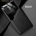 【3C VictoryEagle】Lereach for realme case leather car magnetic silicone frame. 