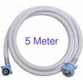 Washing Machine Water Inlet/Inflow Flexible PVC Hose Pipe Front & Top Load 5 Meter. 
