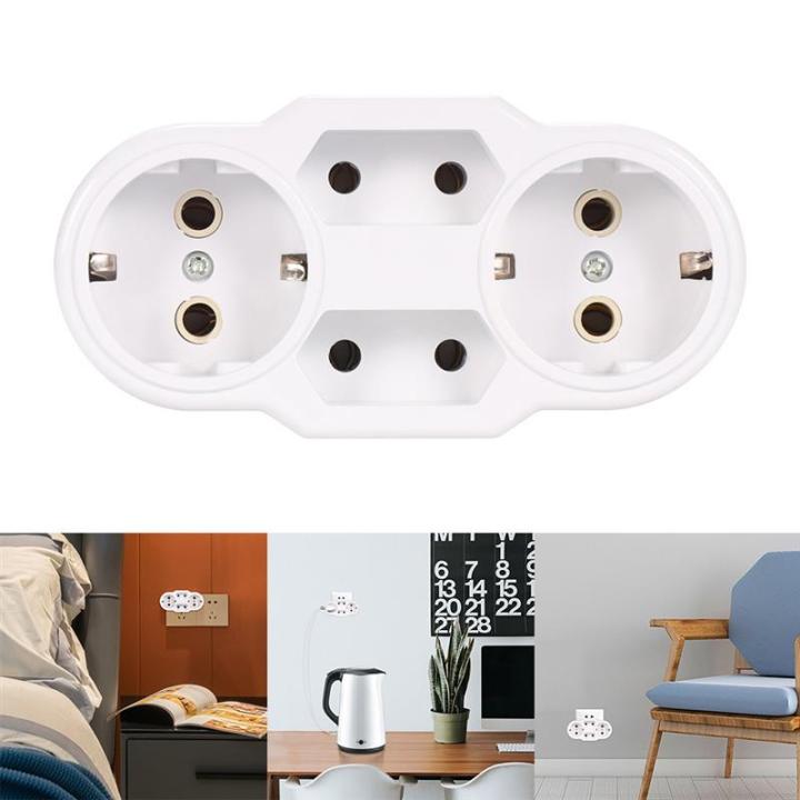 Professional EU Type Conversion Socket 1 TO 4 Way EU Standard Power ...