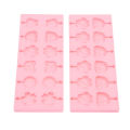 Cartoon Candy Silicone Mold DIY Lolly Hard Candy Flipping Sugar Chocolate Mold Layor.