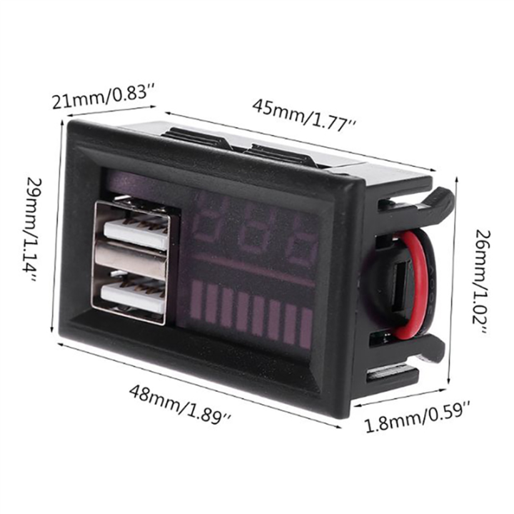 3X%2012V%20Digital%20Voltmeter%20Voltage%20Battery%20Panel%20Meter%20for%20Car%20Motorcycle%20USB%205V%202A%20Output%20-%20Image%202