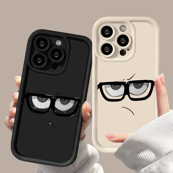 Funny Eyes Painted Case For iPhone 14 Cases Cover For iPhone 11 13 14 15 Pro Max 13 13Pro XS Max XR X 7 8 Plus SE 2022 2020 Case