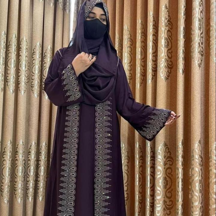 Exclusive Collection Dubai Cherry Fabric Without Hijab Dubai Abaya Borka: Simple and Stylish Borka Design for Women's Modesty and Fashion