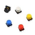 Mixed - Large Tactile Switch with Round Button Box of 50 Pieces. 