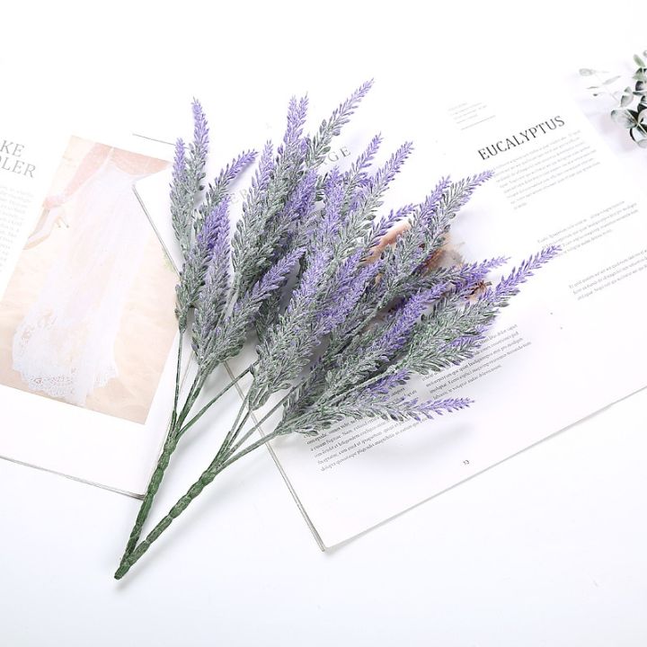Artificial%20Flower%20Flocking%20Plastic%20Lavender%20Bunch,%20Plant,%20Valentine's%20Day,%20Wedding,%20Indoor%20and%20Outdoor,%20Desk%20Decoration%20-%20Image%202