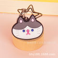 Batch cartoon PVC keychain chain creative soft rubber Taobao small activity, cheap gift giving. 