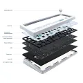 GMK67 Hot Swappable Mechanical Keyboard Gasket Kit Bluetooth 2.4G Wireless 3 Mode Keyboard Customization Kit RGB Backlit 67 Keys. 