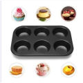 Baking Pan 6 Cup Non-Stick Cake Mold Cupcake Tray Bakeware Tool.