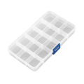 15 Grids Plastic Storage Boxes Divider Removable Jewelry Earring Organizer Boxes. 