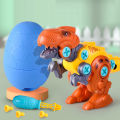 Take Apart Dinosaur Toys Children Diy Dinosaur Egg Disassembly Assembly Nuts Building Block Toys For Boys Gifts.