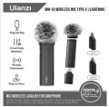 Ulanzi WM - 10 Wireless Clip - on Microphone for Smartphone or Tablet. 