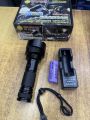 WASING WFL-110 Rechargeable LED Flashlight / Torch Light with High Capacity Lithium-ion Battery - 1 Piece.