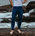 Men Knitted Trousers Pants Slim Fashion Male Ankle-Length Pants Drawstring Solid Color Pencil Autumn Winter Warm Woollen Trouser. 