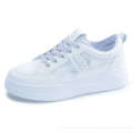 Little White 2024 Summer New Breathable Thin Women's Versatile Student Flat Bottom Sports and Casual Mesh Shoes. 