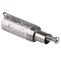 【YIYANGMAOYI111】Promotion--110Cm Appearing Silver Stainless Martial Arts Pocket Staff Stick Prop Extend. 