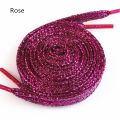 1 Pair Shiny Gold Silver Thread Shoelaces Glitter Flat Shoelaces Sparkly Bootlaces Colors Shimmering 110cm Shoe Laces Colored. 