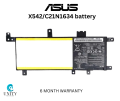 C21N1634 Asus VivoBook X542 X542U X542B A542U A580U R542 R542U Series laptop battery. 