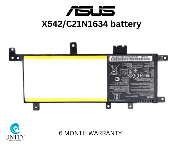 C21N1634%20Asus%20VivoBook%20X542%20X542U%20X542B%20A542U%20A580U%20R542%20R542U%20Series%20laptop%20battery%20-%20Image%203