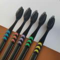 Black Fiber Charcoal Toothbrush. 