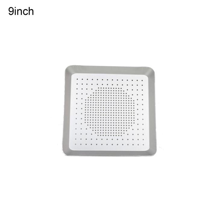 Pizza Plate Square 8 Inch-16 Inch Aluminium Alloy Square Pizza Pan