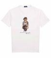 Polo Ralph Lauren Round Neck T-Shirt Men's Polo T-Shirt Bear Pony - White.