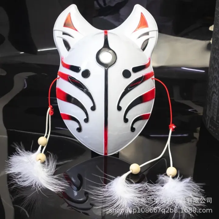 Japanese%20Fox%20Masks%20Cat%20Face%20Mask%20PVC%20Japanese%20Style%20Wind%20Fox%20Anime%20Cosplay%20Costumes%20Rave%20Masquerade%20Cosplay%20Props%20for%20Adult%20-%20Image%202