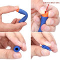 6PCS Mega for Nerf 9.5cm Red Rifle Darts Mega Foam Big Hole Head for N-Strike Mega Series. 