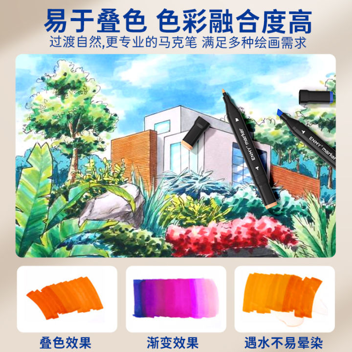 Marker%20pen%2048%20colors%20double-ended%20oily%20watercolor%20pen%20genuine%20set%20primary%20school%20art%20children's%20special%20opaque%20-%20Image%204