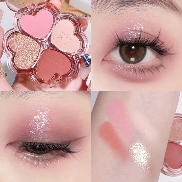 Clover%20Eyeshadow%20Palette%20Dreamy%20Eye%20Makeup%20Lucky%20Clover%20Four-color%20Pearlescent%20Matte%20Makeup%20Makeup%20Palette%20Shining%20And%20Charming%20JokeT%20-%20Image%202