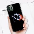 Weekend XO Mobile Cell Phone Case for iPhone 15 14 13 12 11 XS X 8 7 6 Plus Mini Pro Max SE 2022 Black Soft Phone Cover Funda. 