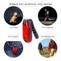 8 Pcs Safety Light Waterproof Red Flashing Bicycle Rear Light, Suitable for Running, Walking, Cycling, Helmet, Etc.