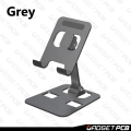 Aluminum Alloy Mobile Stand - Adjustable Universal Desk Phone Holder for Tablet, Smartphone & iPad.