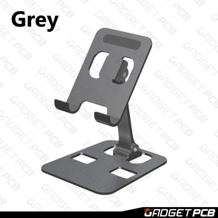 Aluminum Alloy Mobile Stand - Adjustable Universal Desk Phone Holder for Tablet, Smartphone & iPad