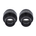 Optical Lens Eyepiece 2PCS Aluminum Alloy Body Microscope Eyepieces for Object Observation. 