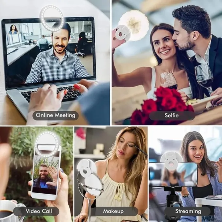 Rechargeable%20Portable%20Clip-on%20Selfie%20Ring%20Light%20With%2036%20LED%20for%20iPhone/Android%20Phone%20Photography%20Camera%20Video%20%7C%203%20Adjustable%20Light%20Modes%20-%20Image%208